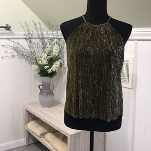 NWT Gold Sparkle Top